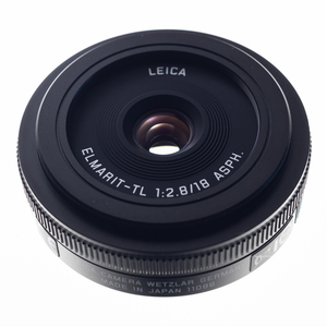 【美品】LEICA ELMARIT-TL 18mm F2.8 ASPH. ライカ　エルマリート　TL、CL用　Lマウント　APS-C用　ブラック