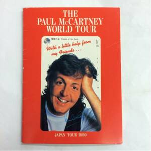 GOODS/PAUL McCARTNEY/プロモ・テレカ　初来日1990年 (i392)