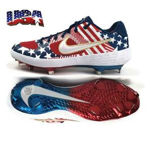 USA国内発売モデル☆WBC★チームUSAカラー★Nike☆Alpha Huarache Elite 2 PE Team USA American Flag☆新品☆30.5cm