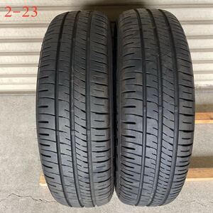 DUNLOP ダンロップ　ENASAVE EC204　165/65R14　2022年製　夏タイヤ　中古タイヤ2本セット