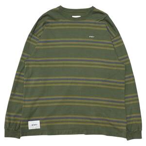 WTAPS ダブルタップス　Border LSV T-Shirts カーキ サイズ:02