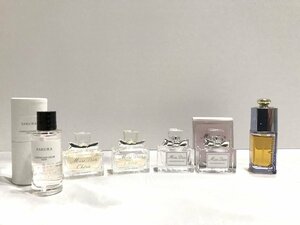 ■【YS-1】 Christian Dior ミニ香水 6点セット まとめ ■ メゾン クリスチャンディオール サクラ EDP 7.5ml ミスディオール 5ml ×4 ■D