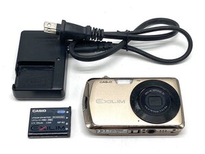 【え沖】CASIO カシオ EX-Z330 コンパクトデジタルカメラ デジカメ ゴールド 簡易動作確認済み バッテリー充電器付き 沖500 MD477MSS46