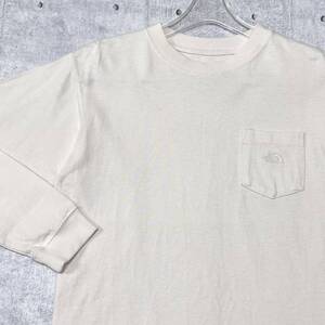 THE NORTH FACE 長袖 Tシャツ ロンT キッズ ノースフェイス　　ポケット Tee 刺繍ロゴ ゴールドウィン アウトドア タウンユース 玉10495