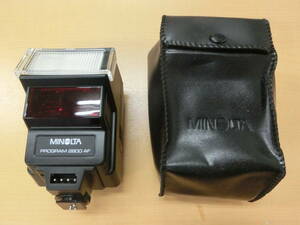 中古(ジャンク) MINOLTA/ミノルタ PROGRAM 2800AF ストロボ [221-696] ◆送料無料(北海道・沖縄・離島は除く)◆S