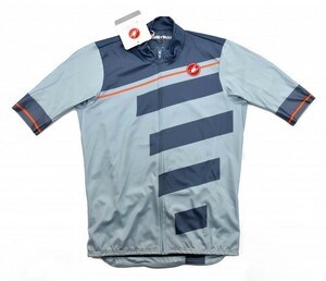 送料無料3★Castelli★カステリ Trofeo ジャージ size:S ウインタースカイ/ライトスティールブルー