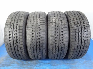 ミシュラン X-ICE3+ 205/60R16 96H★7.5-8分山 在庫処分 4本価格 スタッドレス【福島発 送料無料】FUK-D13744★冬