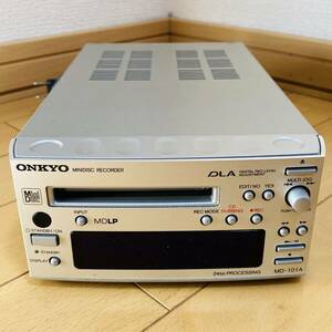 動作良好 ONKYO オンキョー INTEC MD-101A MDレコーダー 中古 動作確認済み 現状品