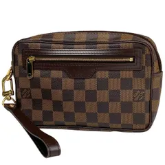 ルイ・ヴィトン Louis Vuitton ポシェット ビエ マカオ クラッチバッグ セカンドバッグ ダミエ ブラウン N61739 メンズ 【中古】