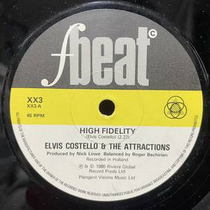 ◆UKorg7”s!◆ELVIS COSTELLO & ATTRACTIONS◆HIGH FIDELITY◆