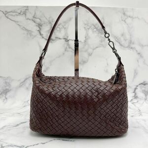 ♯【売り切り】そこそこ美品 BOTTEGA VENETA ボッテガヴェネタ ハンドバッグ ワンショルダーバッグ イントレチャート レザー レディース 