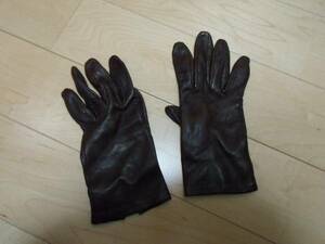 LEATHER GLOVE 革 手袋 MADE IN ITALY SERMONETA イタリア製