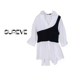 【SUREVE】トップス シャツ ビスチェ カジュアル ゆったり オシャレ L