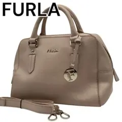 【極美品】FURLA エレナ 2way ハンドバッグ レザー