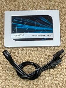 Crucial MX500 2.5SSD 250GB★中古美品！昨日まで使っていました。