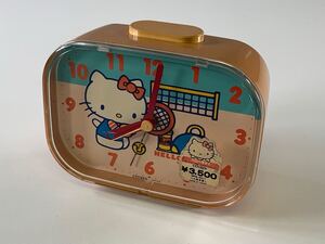 ★未使用品 希少 昭和レトロ ハローキティ 目覚まし時計 置き時計 サンリオ 当時物 HELLO KITTY コレクション CITIZEN 中古品 管理L202