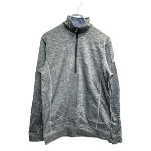 adidas ハーフジップ ジャージ Sサイズ アディダス グレー 古着卸 アメリカ仕入 t2411-3178