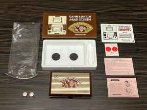 【美品・デッドストック】任天堂ゲームウォッチ ドンキーコングⅡ海外版 箱・取説付★Nintendo GAME&WATCH DONKEY KONGⅡ JR-55ドンキー2