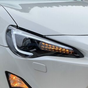 ヘッドライト BRZ ZC6 LED RSU製 シーケンシャルウィンカー クリア FA20 スバル