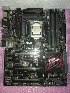 【CPU+マザボセット】Core i7-6700 + LGA1151 ASUS Z170 PRO GAMING OSおまけ