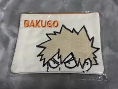 ヒロアカ　爆豪勝己　デニム刺繍ポーチ