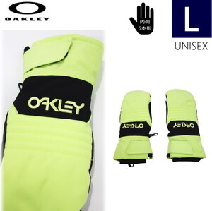 ◎24-25 OAKLEY OAKLEY B1B MITTEN カラー:LIGHT GREEN Lサイズ オークリー スキー スノーボード