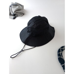 KIJIMA TAKAYUKI × YLEVE キジマタカユキ イレーヴ コットン 綿 100％ COATED ORGANIC COTTON CHINO HAT ハット 帽子 黒 ブラック