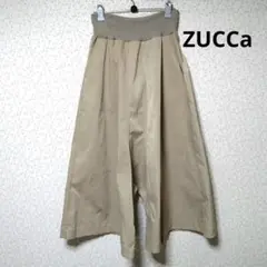 ★ ZUCCa ★ ワイドパンツ サルエルパンツ ベージュ 総ゴム