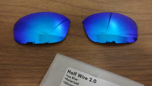 処分価格！！★オークリー ハーフワイヤー2.0用 カスタム偏光レンズ ICE BLUE Color Polarized 新品 OAKLEY　HALF WIRE　2.0　HALFWIRE
