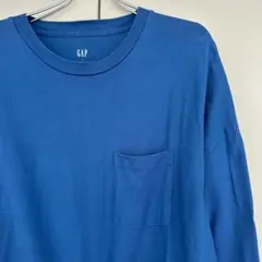 【格安、早い者勝ち】GAPロングTシャツ　L　ブルー