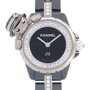 シャネル マドモアゼル J12・XS ブランドオフ CHANEL K18WG（ホワイトゴールド） 腕時計 WG/セラミック 中古 レ