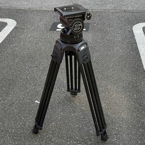 【中古・現状品】 Sachtler VIDEO30II ＋ CF-150L φ150mm ボールヘッド カーボン2段 Tripod 放送業務用 三脚 ザハトラー