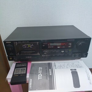 カセットデッキ Victor ビクター TD-V721 3ヘッド 動作品