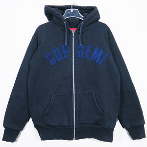 SUPREME シュプリーム ARCH LOGO THERMAL FULL ZIP HOODIE アーチ ロゴ サーマル ジップ アップ フーディー ジップアップ パーカー Novk