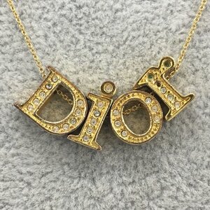 Christian Dior ディオール ネックレス ロゴストーン【CKBDA024】