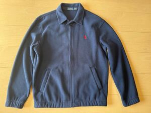 【1円スタート売切り】ポロラルフローレン POLO Ralph Lauren フリースブルゾンS-NAVY