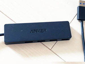 送料無料★Anker USB3.0 ウルトラスリム 4ポートUSB ハブ 60cm ケーブル 5Gbps高速転送