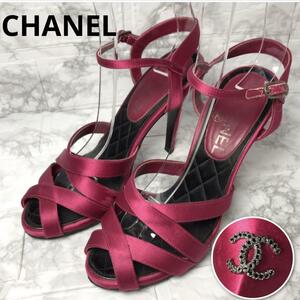 CHANEL シャネル サンダル　ヒール　ココマーク