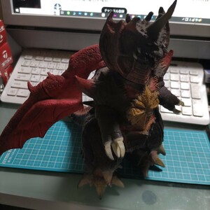 デストロイヤー　ゴジラ　GODZILLA　 ソフビ　 怪獣　 バンダイ　ジャンク　JUNK　 BANDAI