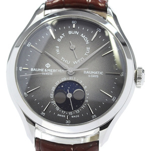 ボーム＆メルシェ Baume & Mercier 65890/M0A10548 クリフトン ボーマティック デイデイト ムーンフェイズ 自動巻き メンズ _845815