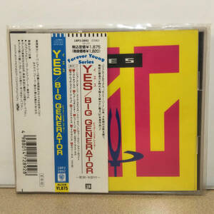 CD*YES(イエス)「BIG GENERATOR(ビッグジェネレイター)」帯付き日本盤*ジョンアンダーソン.クリススクワイア.トニーケイ.トレヴァーラビン