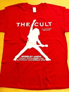 【ヘアメタル】THE CULT「Wenbley Arena」バンド ツアーTシャツ Lサイズ 新品未着用 Hair Metal ※送料込み