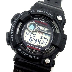 カシオ ジーショック CASIO G-SHOCK フロッグマン FROGMAN 電波ソーラー デジタル ウォッチ 腕時計 200m GWF-1000-1JF ブラック 黒 メンズ