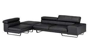 HUKLA☆未使用 モデルルーム展示 SOFA ソファ HUKLA フクラ QUOD クオード 革張り2 北欧家具 検索:Cassina ACTUS alfrex BoConcept