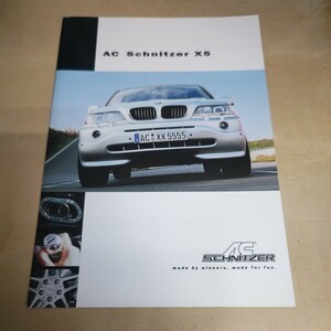 【新品】AC SCHNITZER X5 専用カタログ 完全未使用品2002年当時物 希少品 E53