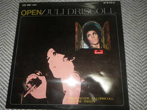 JULI DRISCOLL"OPEN"ペラ初回盤LP