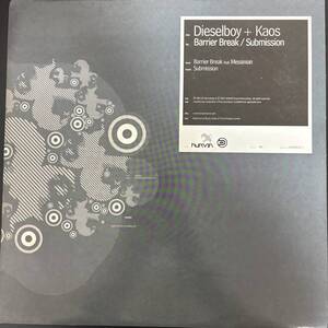 Dieselboy + Kaos - Barrier Break / Human Imprint Recordings HUMA8010-1 ドラムンベース,Drum&Bass,Drum