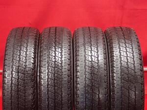 タイヤ4本 《 ヨコハマ 》 スーパーバン Y356 [ 145/80R12 80/78N ] 7.5/7分山★ 商用車6PR エブリィ NV100 クリッパー ミニキャブ n12