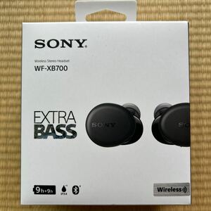 SONY ワイヤレスイヤホン Bluetooth ブラック WF-XB700