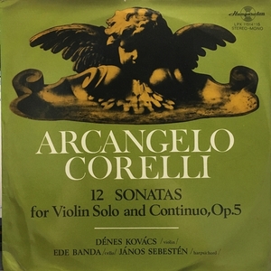 HUNGAROTON コヴァーチュ(Vn) A・コレッリ:12のヴァイオリンソナタ集 2LP / Kovacs(Vn) Corelli:12 Violin Sonatas op.5